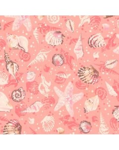 Ткань хлопок Peppy sunset coast 50х55 см coral Robert kaufman