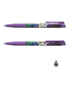 Ручка шариковая ColorTouch Purple Python 0 7 мм линия письма 0 35 мм синяя Erich krause