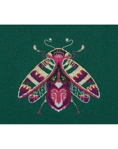 Набор для вышивания Фантазийные жуки Аметист и мята J 7229 Panna
