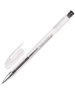 Ручка гелевая Jet 141018 черная 0 35 мм 12 штук Brauberg