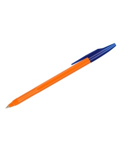 Ручка шариковая 333 Orange синяя 0 7мм Стамм