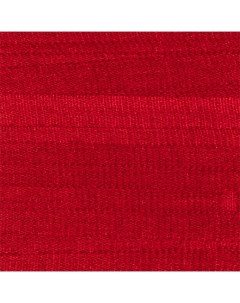 Тесьма декоративная Gamma шелковая цвет 101 красный арт SR 13