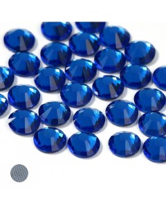 Стразы термоклеевые SS16 3 8 4 0 мм цвет Capri blue 288 шт Magic 4 hobby