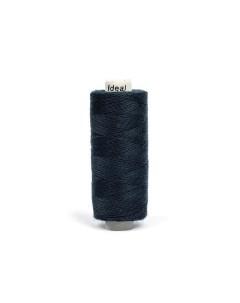 Нитки бытовые 20 3 джинсовые 150 м 100 полиэстер цвет 264 синий Ideal