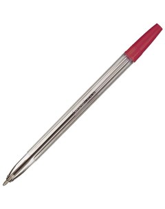 Ручка шариковая Elementary 737054 красная 0 5 мм 1 шт Attache