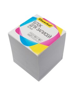 Упаковка блоков для записей 90x90x90 белый Silwerhof