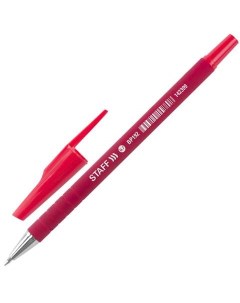 Ручка шариковая EVERYDAY 142399 красная 0 35 мм 50 штук Staff