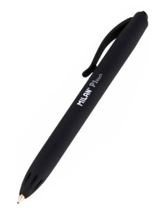 Ручка шариковая P1 touch 176510925 черная 1 мм 1 шт Milan