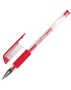 Ручка гелевая Number One 141195 красная 0 5 мм 1 шт Brauberg