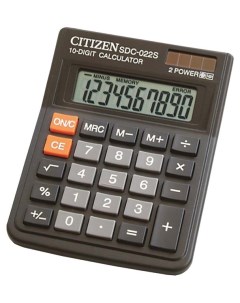 Калькулятор SDC 022S Citizen