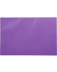 Папка конверт на молнии А4 Color фиолетов 4шт Attache