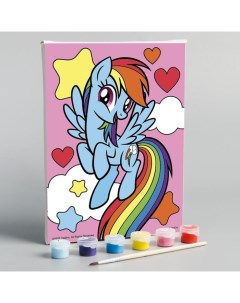 Картина по номерам Радуга Дэш My Little Pony 21х15 см Hasbro