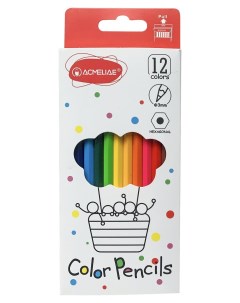 Цветные карандаши для рисования Color Pencils 9403 12 12 цветов Acmeliae