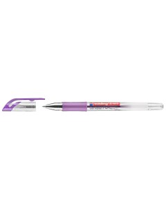 Ручка гелевая 2185 резиновая зона захвата роликовый наконечник 0 7 мм Фиолетовый Edding