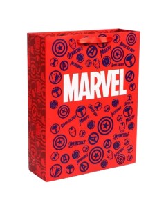 Пакет вертикальный Мстители 31х40х11 см Marvel