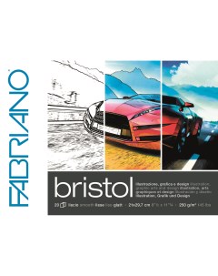 Альбом для зарисовок Bristol А4 20 листов Fabriano