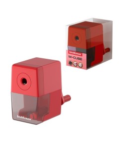 Точилка механическая 1 отверстие M Cube 8 мм красная Erich krause