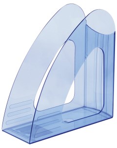 Лоток вертикальный для бумаг Delta 240х90х240 мм тонированный синий 237245 Brauberg