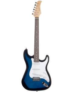 Электрогитара Stratocaster ST100 BLS S S S синяя Fabio