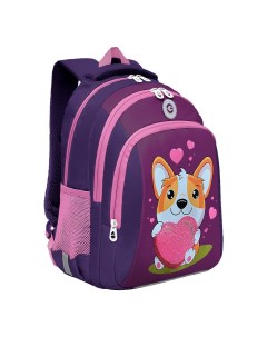 Рюкзак школьный RG 361 1 1 фиолетовый Grizzly