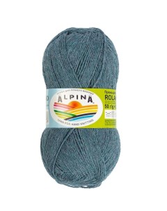 Пряжа Roland 34 темный голубой Alpina