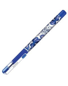 Ручка шариковая Гжель 563870 синяя 0 7 мм 1 шт Attache