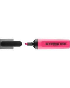 Текстовыделитель заправляемый клиновидный наконечник 2 5 мм Розовый E 345 9 Edding