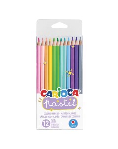 Карандаши цветные пастельные Pastel 12 цветов Carioca
