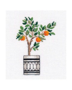 1487 Набор для вышивания Апельсиновое дерево 7 11см Овен