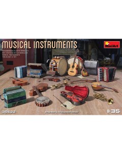 Сборная модель 1 35 Музыкальные инструменты 35622 Miniart