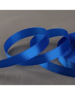 Лента атласная 12 мм х 33 2 м цвет синий 040 Gamma
