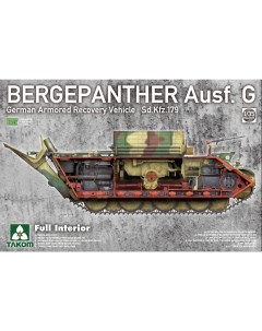 Сборная модель 1 35 Немецкая БРЭМ Bergepanther Ausf G полный интерьер 2107 Takom