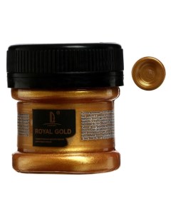 Краска акриловая Royal gold 25 мл золото жёлтое Luxart