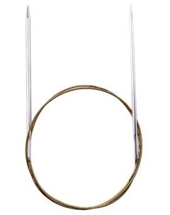 Спицы для вязания круговые супергладкие латунь 7 мм 100 см арт 105 7 7 100 Addi
