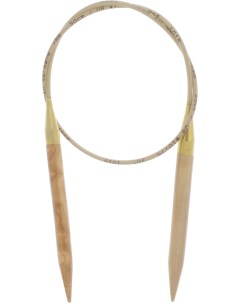 Спицы для вязания круговые из оливкового дерева 6 5 мм 40 см арт 575 7 6 5 40 Addi