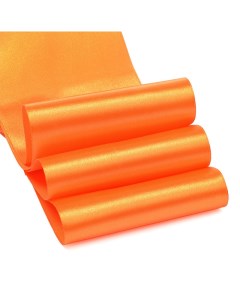 Лента атласная 75 мм x 27 4 м цвет 3020 ярко оранжевый Ideal