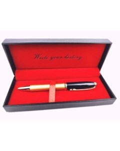 Шариковая ручка подарочная ТМ Admiration синяя поворотный металл в футляре Bikson