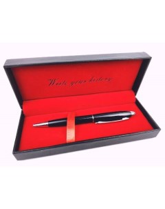Шариковая ручка подарочная ТМ Inspire синяя поворотный металл корпус в футляре Bikson