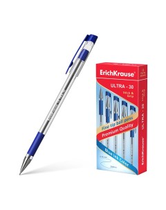 Ручка шариковая UltraL 30 19613 синий 0 7 мм 1 шт Erich krause