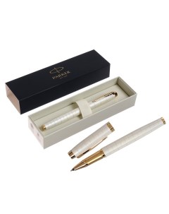 Ручка роллер Im Premium Pearl GT жемчужная подар уп 2143646 Parker