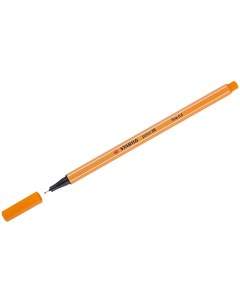Ручка капиллярная оранжевая 88 54 Stabilo