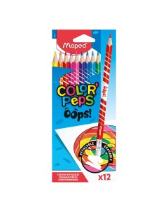 Карандаши цветные Color Peps Oops 12 цветов Maped