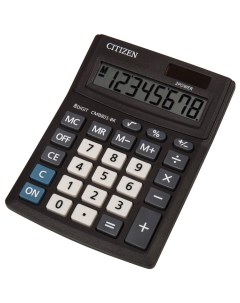 Калькулятор настольный 8 разрядный CMB801BK 103х138х24 мм Citizen