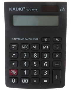 Калькулятор настольный 12 разрядный 3851B двойное питание Nobrand
