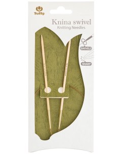 Спицы д вязания кругов Knina Swivel 60см 6мм бамбук натуральныйальн KS 600600 Tulip