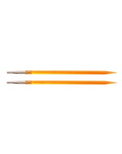 Спицы для вязания съемные стандартные Trendz 4мм акрил оранжевый 2шт 51253 Knit pro