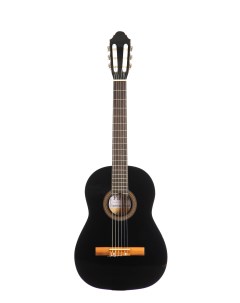 Классическая гитара глянцевая Черная Ель 4 4 39 дюйм FAC 502 BK Fabio
