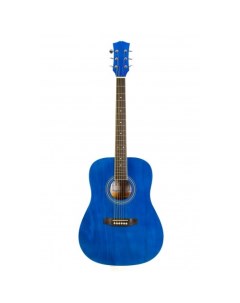 Акустическая гитара с анкером глянцевая Синяя Липа 41 дюйм FAW 702 BL Fabio