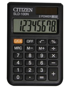 Калькулятор SLD 100N Черный Citizen
