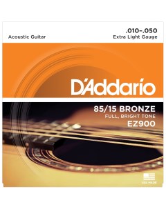 Струны для акустической гитары DAddario EZ900 D`addario